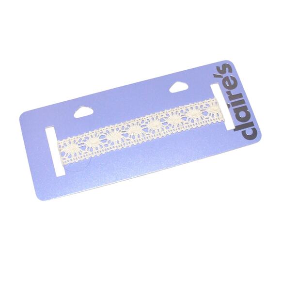 Claire's Lace Chocker Necklace NWT - Picture 1 of 2